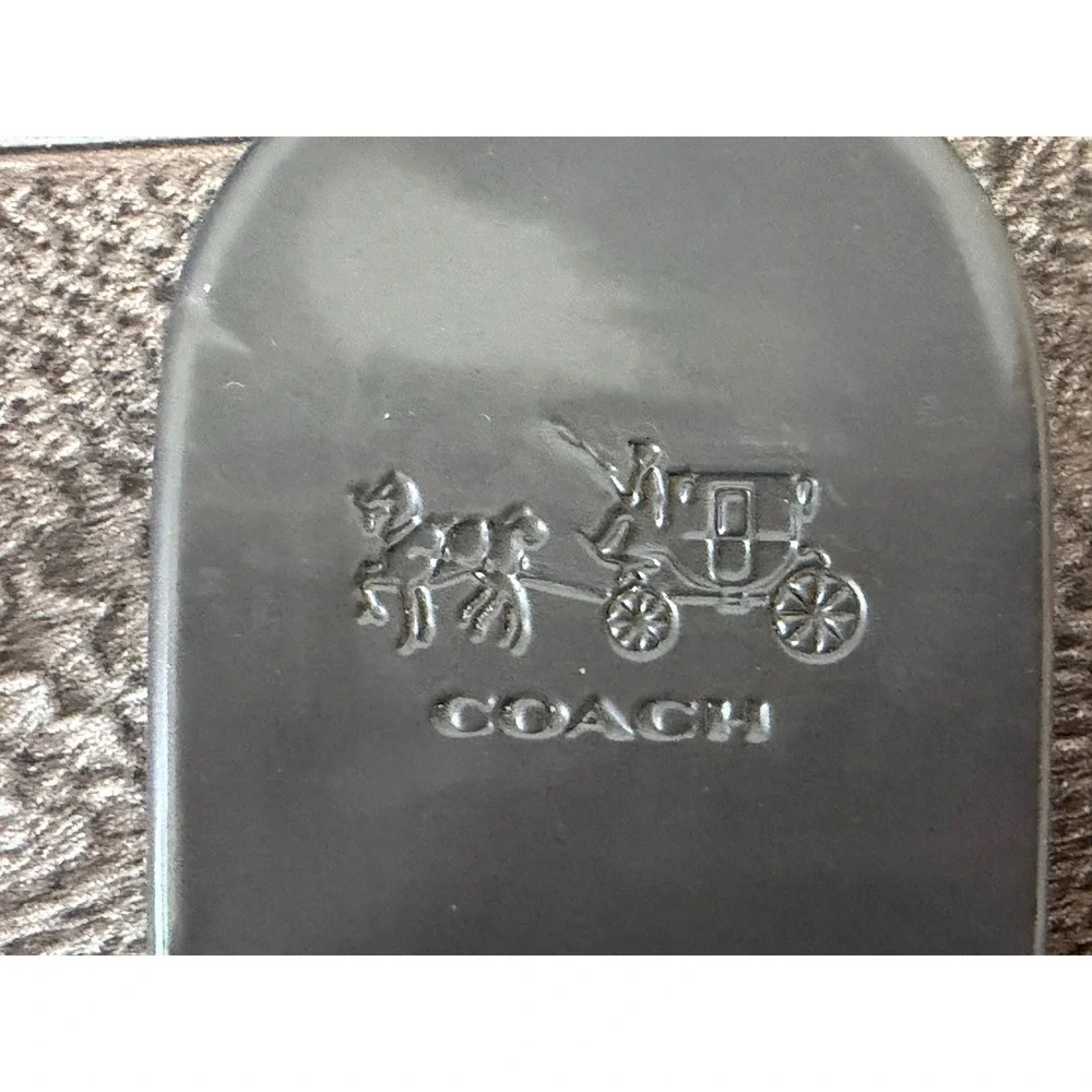 Coach Plato Jelly Sandals Size 9B Grey T-Strap Ankle Strap Beach Summer Y2K